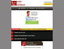 Tablet Screenshot of kamuhabermerkezi.com